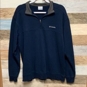 Columbia 1/4 Zip Sweatshirt, Size L